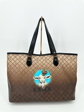L.A.M.B. by Gwen Stefani Kingsvale Crown Signature Shoulder Tote Bag Luxury